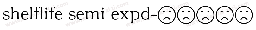 shelflife semi expd字体转换